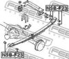 NISSA 351296403P Bush, leaf spring